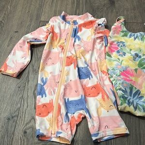 2t girls bathing suits